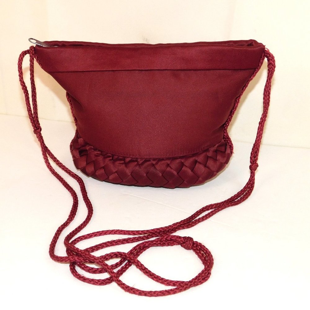 Genie Made In Macau Vintage Evening Bag Burgandy